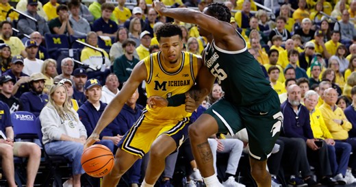 Michigan becomes first-ever Big Ten team to win 19 conference games, beats MSU 90-80 on senior day