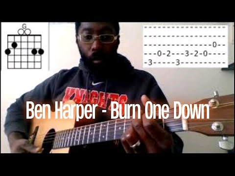 Ben Harper - Burn One Down Guitar Lesson + Tutorial (Easy)