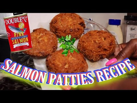 THE BEST DOUBLE Q SALMON PATTIES RECIPE | SALMON CROQUETTES | EASY SALMON PATTY RECIPE | 먹방