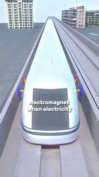 #Maglev #MaglevTrain Electromagnetic Fields Make Maglev Trains Float | Maglev Technology Explained