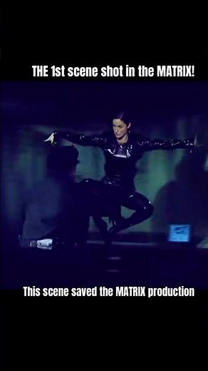 Carrie-Anne Moss saved the Matrix film! #actionmovies #matrix #trinity #neo #keanureeves