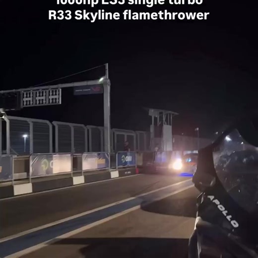 Friday Fireworks: @sushi_wagon R33 Skyline with a big single turbo LS3 swap putting on a show at @apolloracing. I’m admittedly not the biggest fan of LS swapping everything, but it’s hard to argue against the performance value. The motors themselves are widely available from any number of GM platforms, and what’s more, so are any maintenance and replacement components from just about any big box or local parts store. While I’m a BIG RB guy, it takes way more money and effort to make reliable pow