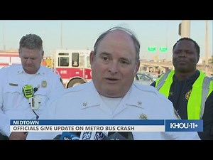 Officials provide update on Houston METRO bus crash
