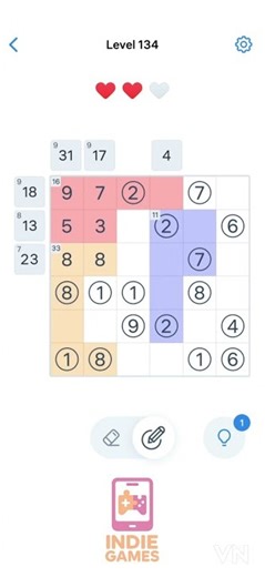Quickplay: Number Sums level 134 #brainteaser #braintraining #puzzle #brainworkout #gameplay