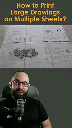 Print large on a small printer! #revit #architecture #revittutorial