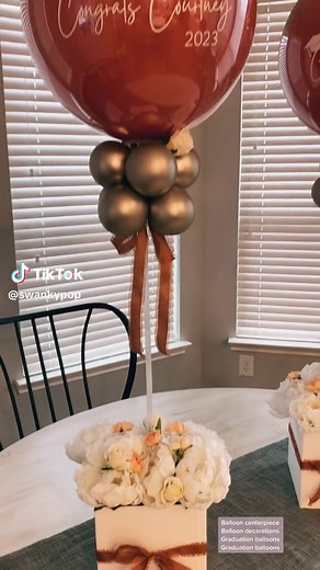 Stunning Balloon Topiary Centerpieces for Your Graduation Party