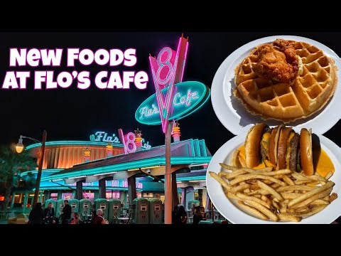 New Foods at Flo's Diner Disneyland Resort Disney California Adventure