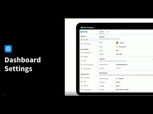Dashboard Settings
