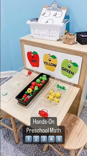 Sorting 🌟 Counting 🌟 Patterns 🌟 Shapes There are so many fun, hands-on ways for preschoolers to