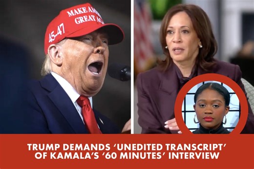 Trump campaign demands ‘unedited transcript’ of Kamala’s ‘60 Minutes’ interview | Reporter Replay
