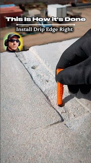 DIY Roof Drip Edge Install