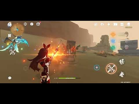 Pyro monuments puzzle Sumeru Desert | Genshin Impact 3.1 | AR59