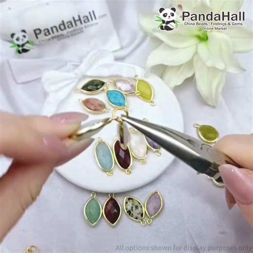 Mixed Gemstone Links connector Bracelet #gemstonejewelry #braceletmaking #shorts #diybracelet