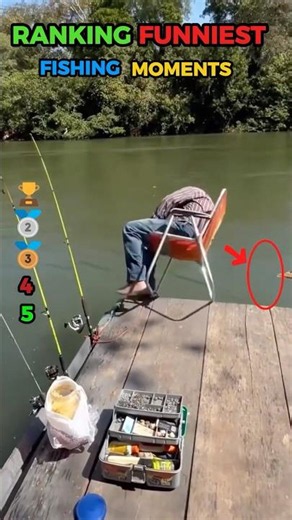 Ranking Funniest Fishing Fails You Won't Believe #fishing #funny #shorts