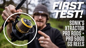 Let’s start with the rods. The Sonik Xtractor Pros are a new collection that sits at the top of Sonik’s retractable-butt-section ranges, but with prices that are as keen as ever (£99.99 to £129.99). On the back of the popularity of their previous gold-spool Xtractor 5000 GS model, they've now introduced a Pro version, with a few more features for a few more pounds and pence, all of which CARPology's Joe Wooltorton will run through in this video... | CARPology Magazine