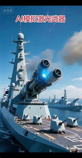 Powerful weapons, visually stunning, laser weapons, science fiction, full firepower