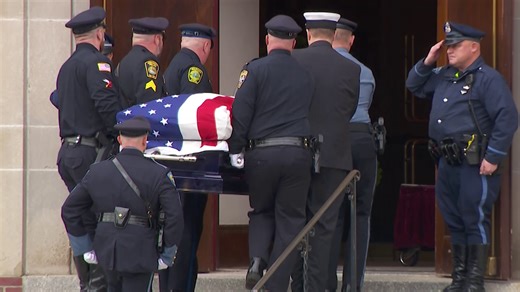Emotional funeral held for fallen Uxbridge police officer Stephen LaPorta