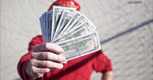 Secret Santa's homeless elf