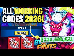 5 NEW WORKING BLOX FRUITS CODES MARCH 2026! 🏴‍☠️ FREE 2X EXP STAT RESET! (Roblox Blox Fruits Update)