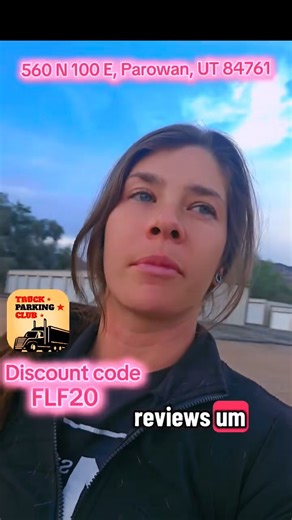 Fast Lane Felicia scopes out one of our locations - Parowan, UT Truck and Trailer Parking on 560 N 100 E - Make sure to use the promo code FLF20 for $20 off a one time booking! | Truck Parking Club