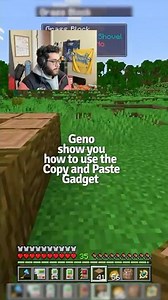 Geno shows you how to use the Copy and Paste Gadget in Minecraft