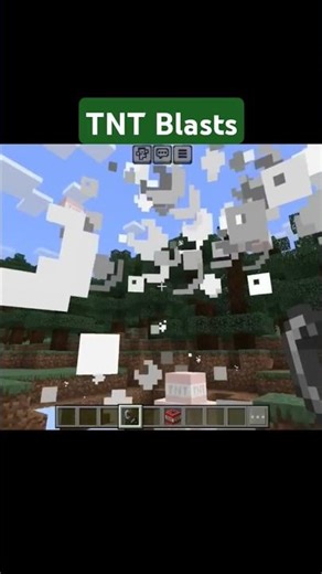 TNT Blasts In Minecraft 😱💥 #shorts #tntblast #mcblasts #gaming #minecraft #viralshorts