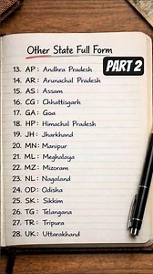 part 2 state ka full form #shorts