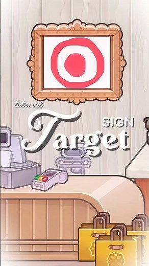 Target Sign Tutorial #avatarworld #tocaboca #fypviralシ #shorts