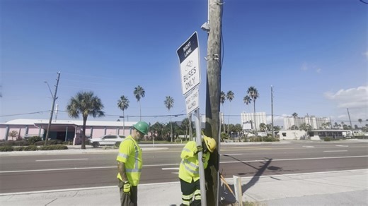 Dedicated SunRunner bus lane removed on Pasadena Avenue — opens to cars
