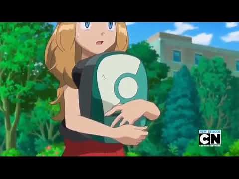 Pokemon XY Ash Meets Serena For The First Time