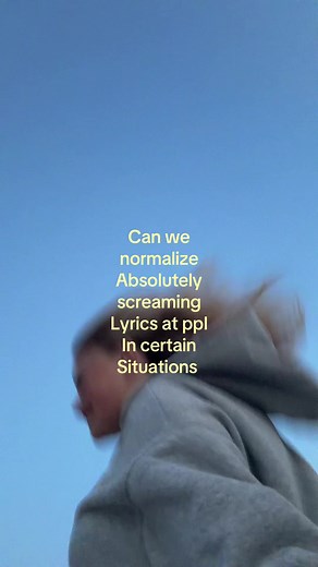 Normalize Screaming Taylor Swift Lyrics in Situations?