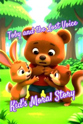 Toby and the Lost Voice 🧸✨ | Magical Kids Story #moralstories #cartoon