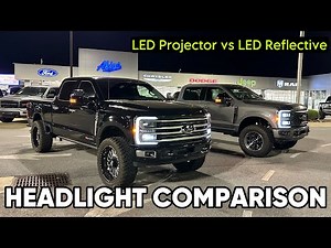 2024 FORD SUPER DUTY LED HEADLIGHT COMPARISON