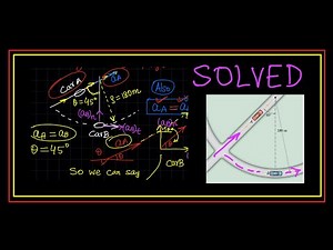 SOLVED: For the instant represented, car A has an acceleration in the direction of its motion, and..