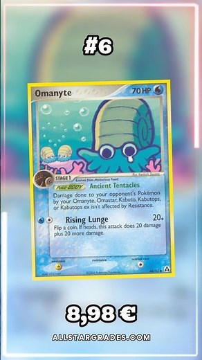 Top 10 Omanyte Pokemon Cards!