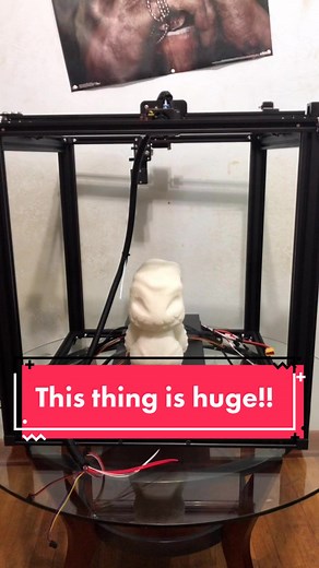 It’s finally here! Ender 5 plus by creality! #3dprinting #3dprinted #3dprint #foryou #fyp #satisfying #ender5plus #3dprintingtips #upgrade