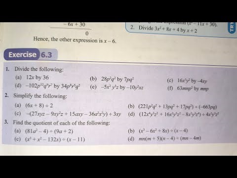 maths weaves class 8 chapter 6solutions exercise 6.3 | class 8 maths ex-6.3 | algebraic expression