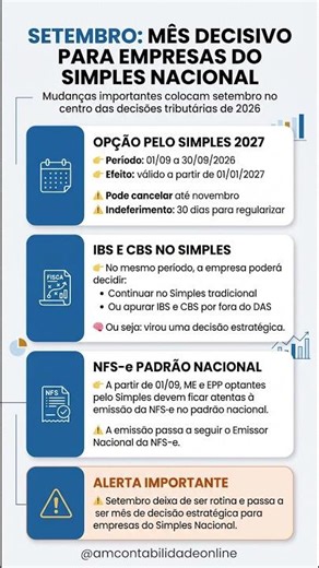 SETEMBRO/2026: o Simples Nacional vira decisão estratégica