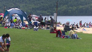 Last day for swimming at Beltzville State Park