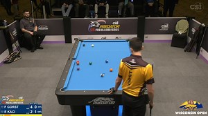 Fedor Gorst showing his jumping skills. Impressive cue ball control! | Predator Pro Billiard Series