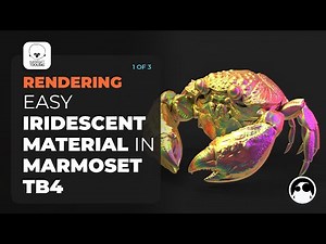 Rendering: Easy Iridescent material in Marmoset TB4