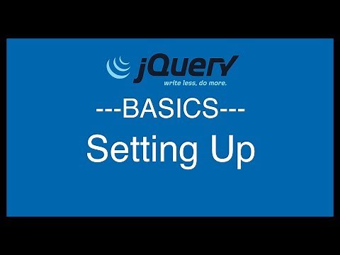 jQuery Basics Tutorial 2 - Setting Up jQuery
