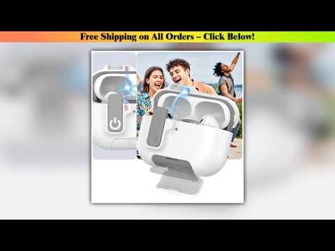 2025 for Airpods Pro 3 Protective Case Phone Stand Design with Cleaner Kit Magnetic Automatic Lock