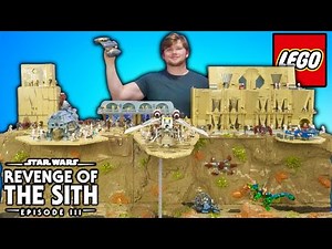 Building Utapau in 11 Minutes! LEGO Star Wars MOC Timelapse