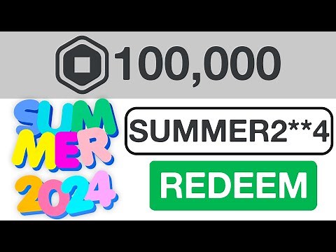 *NEW* SUMMER ROBLOX PROMO CODE GIVES FREE ROBUX (Roblox July 2024)