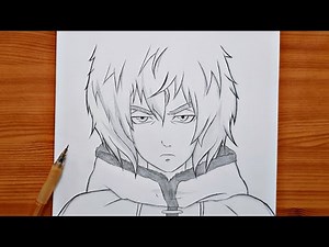 how to draw Thorfinn (Vinland Saga) | Thorfinn step by step | easy tutorial drawing