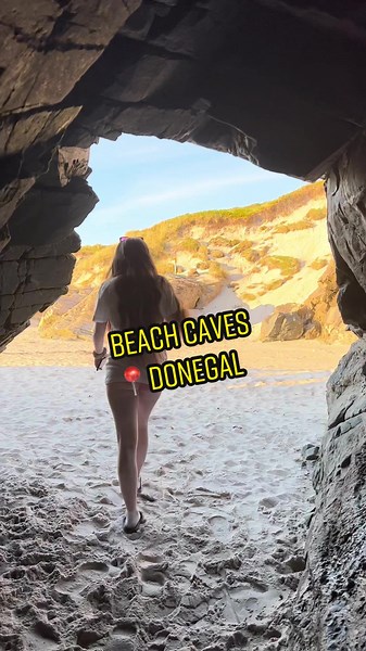 📍Maghera Beach & Caves, co. Donegal🌞 #ireland #summer #sunsets
