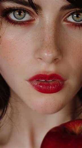 Girl Eating Apple ASMR 🍎 | Super Crunchy Juicy Bites | Satisfying Short