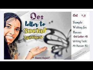 🧑‍🔧My Oet letter ✏️ to Social Worker🌾Referral letter for Nurses. Case note; Mr Nasser Ali