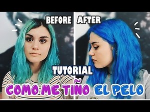 Como me DECOLORO Y TIÑO el pelo DE AZUL - tutorial + productos y cuidados